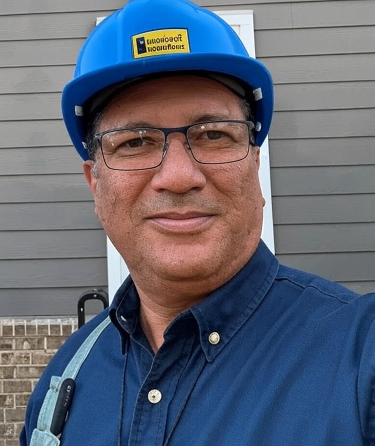 Images showing mold, radon, and air quality testing instruments